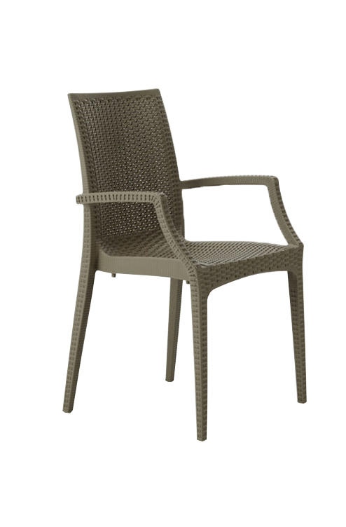 Scaun Ratan cu Cotiere Bistro