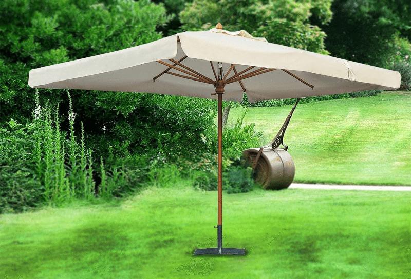 Umbrela Lemn Standard Dreptunghiulara 3×4 m