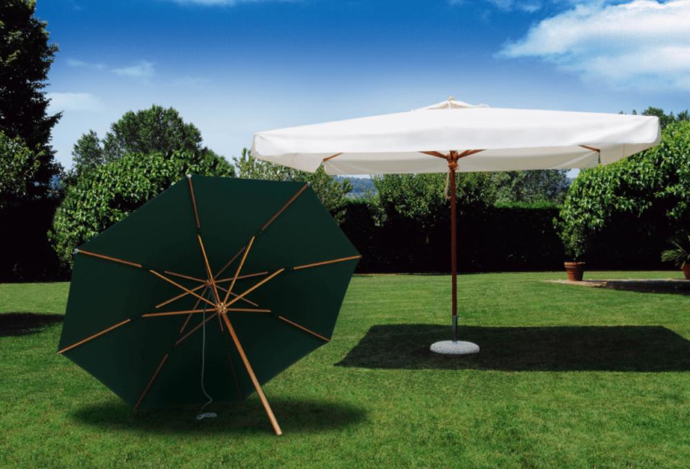 Umbrela Lemn Standard Rotundă ø4m