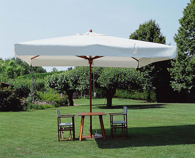 Umbrela Lemn Telescopic 3,5x3,5 m 